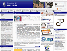 Tablet Screenshot of comune.marliana.pt.it